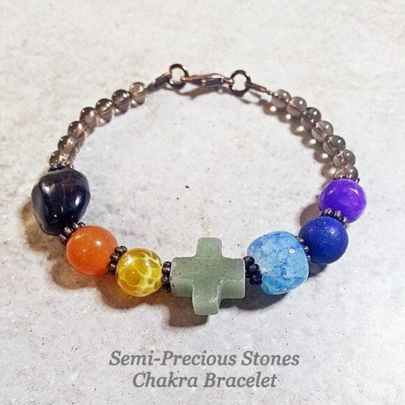 Custom Orders for Chakra Bracelets - Your Length + Style + Closures + Colors! - Picture 7 of 16